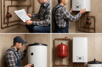 Монтаж котельной системы отопления