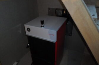 Установка дровяного котла