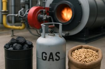 Виды топлива газовой котельной