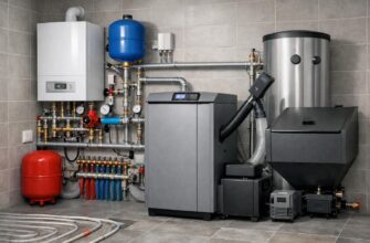 Котельная в доме: комбинированное отопление коттеджа на антифризе