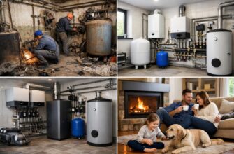 Ремонт котельной в доме в Петрово Дальнее