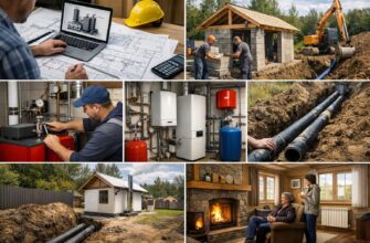 Отопление дачи частной котельной: от проекта до запуска