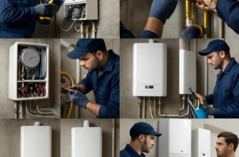 Установка котла