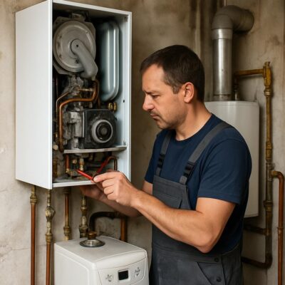 Замена газовой котельной в частом доме